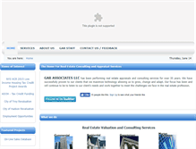 Tablet Screenshot of garappraisal.com